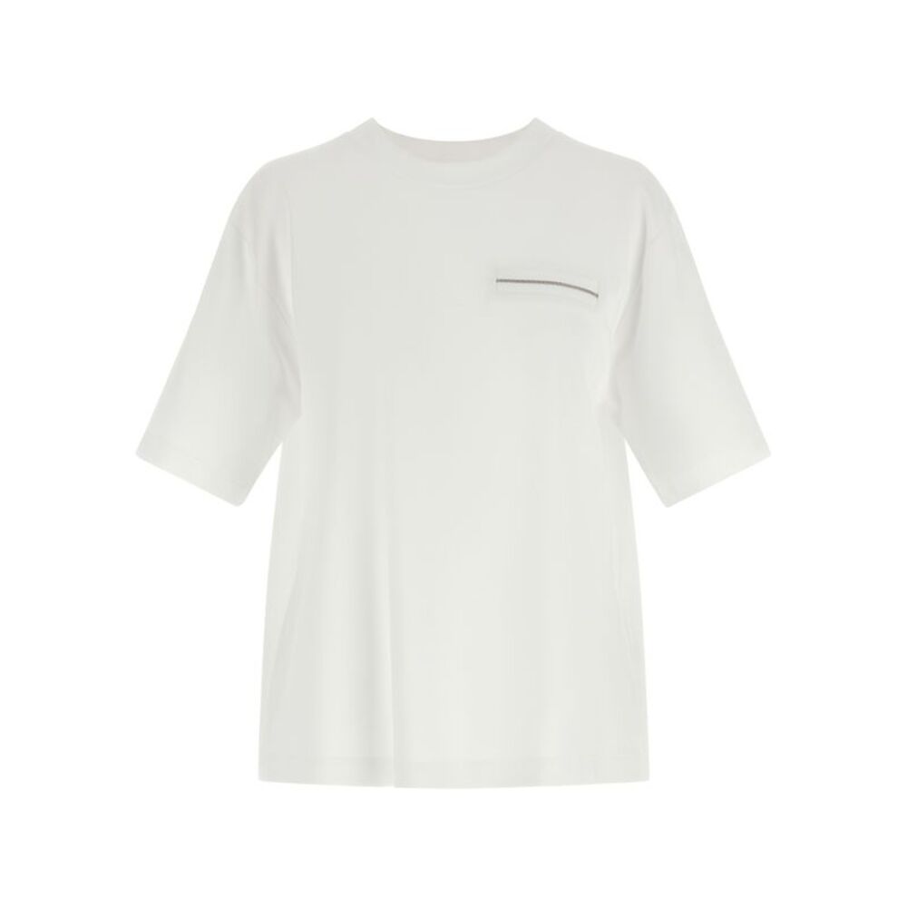 Peserico White Cotton Women's T-Shirt